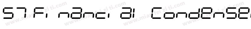 S7 Financial Condensed字体转换